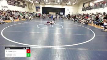 126 lbs Consolation - Stryker Fraser, Nokomis vs Chase Frost, Bonny Eagle
