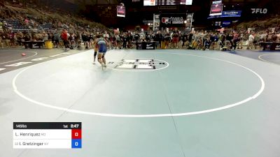 145 lbs Cons 64 #2 - Lucia Henriquez, MO vs Isabella Gretzinger, NY