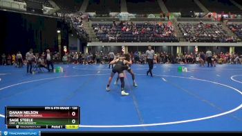 120 lbs Semifinal - Danan Nelson, Rochester John Marshall vs Sage Steele, CIWC / Team Intensity