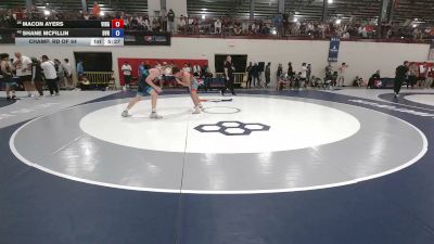 74 kg Champ. Rd Of 64 - Macon Ayers, Virginia vs Shane McFillin, Buffalo Valley RTC