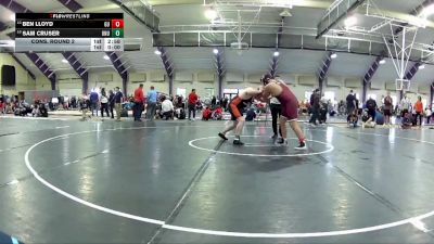 285 lbs Cons. Round 2 - Sam Cruser, Ohio Northern Univerity vs Ben Lloyd, Gannon University