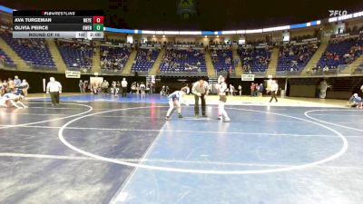 100 lbs Round Of 16 - Ava Turgeman, Meyersdale vs Olivia Peirce, Owen J. Roberts