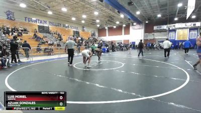 132 lbs Cons. Round 4 - Azuan Gonzales, Eisenhower vs Luis Moriel, Servite