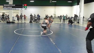 132 lbs Consi Of 64 #2 - Benjamin Straub, PA vs Erik Carlile, PA