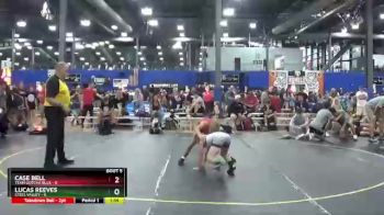 90 lbs Round 2 (6 Team) - Lucas Reeves, Steel Valley vs Case Bell, Team Gotcha Blue