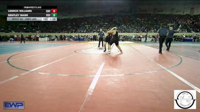 Round Of 64 - Lennox Williams, Central Middle School vs Bentley Mann, Poteau