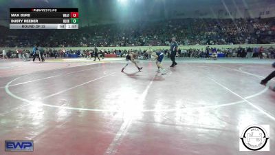 96 lbs Round Of 32 - Max Burd, Weatherford Youth Wrestling vs Dusty Reeder, Husky Wrestling Club