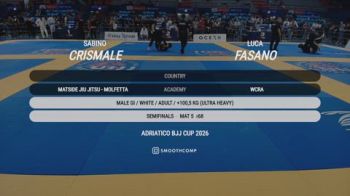 SABINO CRISMALE vs Luca Fasano 2026 UIJJ ADRIATICO BJJ CUP