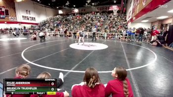 125 lbs Semifinal - Brueklyn Truempler, Shoshoni vs Rylee Anderson, Worland