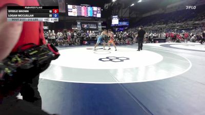 215 lbs Cons. Sub-rd Of 16 - Steele Brown, GA vs Logan McClellan, OH