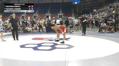 138 lbs Cons. Rd Of 16 - Matthew Orbeta, California vs Maxwell Cumbee, Illinois