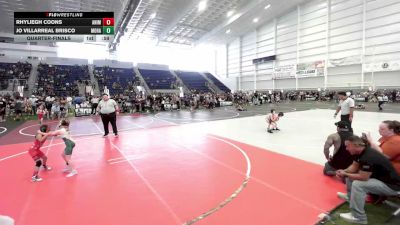 54 lbs Quarterfinal - Rhyliegh Coons, Animal House WC vs Jo Villarreal Brisco, Mohave WC