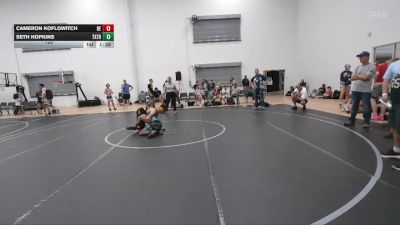 120 lbs Round 5 (6 Team) - Cameron Koflowitch, Brawler Elite vs Seth Hopkins, Terps Xtreme