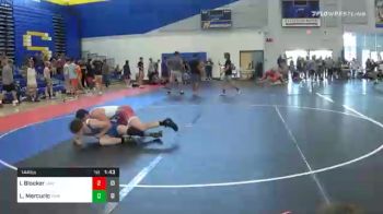 144 lbs Semifinal - Isaac Blocker, Law (WI) vs Lucas Mercurio, Thoroughbred Wrestling Academy