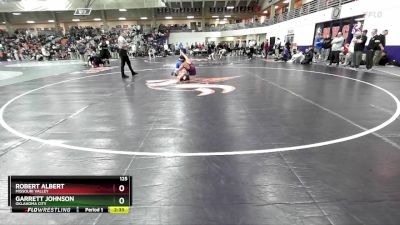 125 lbs Cons. Round 4 - Robert Albert, Missouri Valley vs Garrett Johnson, Oklahoma City