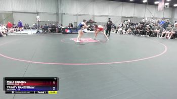 130 lbs 4th Wrestleback (16 Team) - Milly Hughes, Georgia Blue vs Trinity Rakestraw, Oklahoma