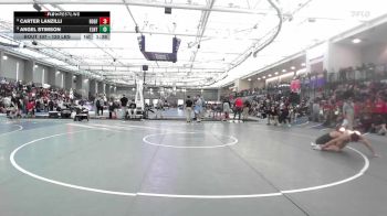 120 lbs Round Of 16 - Carter Lanzilli, Ridgefield vs Angel Stimson, East Lyme/Norwich Tech