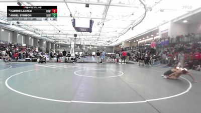 120 lbs Round Of 16 - Carter Lanzilli, Ridgefield vs Angel Stimson, East Lyme/Norwich Tech