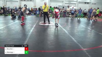 102-S lbs Quarterfinal - Jaxson Boucher, MI vs Jaxon Aberegg, OH