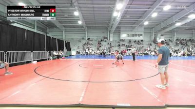 132 lbs Rr Rnd 1 - Preston Brightbill, TNWC Black vs Anthony Molinaro, Triumph Black