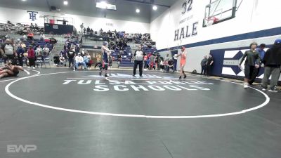 113 lbs Quarterfinal - Dylan Reed, Pawhuska Huskies JH vs Nick Davis, Bartlesville High School