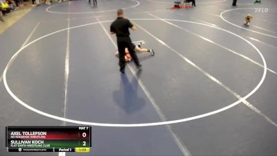 98 lbs Cons. Round 3 - Sullivan Koch, Flat Earth Wrestling Club vs Axel Tollefson, No Nonsense Wrestling