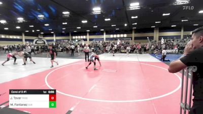 81 lbs Consi Of 8 #1 - Julian Tovar, Prosser Wr Acd vs Miko Fontanez, DUB Wrestling