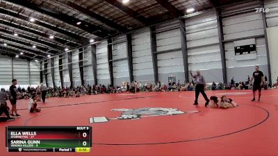 100 lbs Finals (8 Team) - Sarina Gunn, Virginia Killers vs Ella Wells, STORMETTES