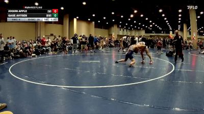 144 lbs Round 4 (6 Team) - Joquin Apple, Spartan WC vs Gage Ahysen, VSUS Athletics RTC