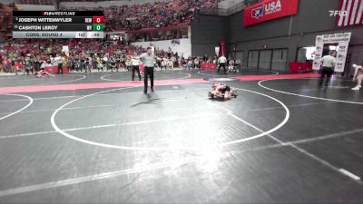 76 lbs Cons. Round 4 - Cashton LeRoy, Winneconne Youth vs Joseph Wittenwyler, RT Elite Wrestling