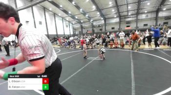 43 lbs Rr Rnd 1 - Lenex Gibson, Legacy Elite vs Brooks Falcon, Askeo International Mat Club