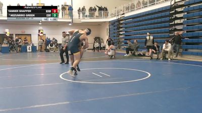 189 lbs Round Of 16 - Tanner Shaffer, Norwin vs Nezumiiro Green, Central Catholic