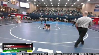 120 lbs Semifinal - Francisco Limon, Killeen Ellison vs Jason Pattillo, College Park
