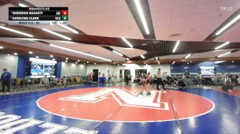 90 lbs Round 4 - Sheridan Bassett, Emmett Wrestling Club vs Katelynn Clark, Team Real Life Wrestling