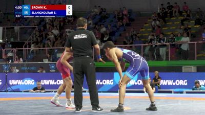 60 kg Qualif. - Kaige Brown, New Zealand vs Ebrahim Elahichouran, Iran