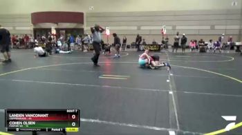140 lbs Round 3 (6 Team) - Landen Vanconant, Copperheads vs Cohen Olsen, Foxfire WC