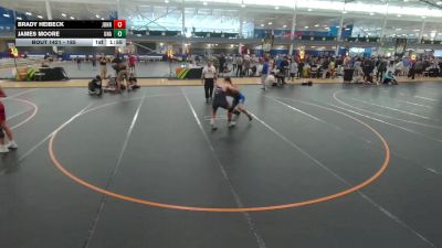 185 lbs Cons. Round 4 - Brady Heibeck, St. Johns vs James Moore, Unattached