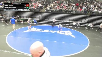 6A 215 lbs Quarterfinal - Leimana Fager, Corner Canyon vs Sam Allen, Pleasant Grove