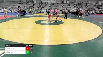 100 lbs Rr Rnd 3 - Payton Thiel, Team Nebraska Red vs Kendall Moe, Indiana Outlaws Pink