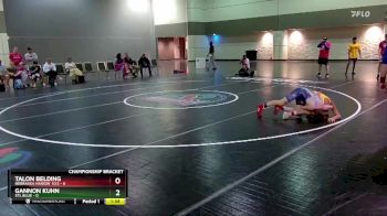 106 lbs Round 4 (16 Team) - Talon Belding, Nebraska Hangin` 10`s vs Gannon Kuhn, STL Blue