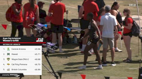 Women's 4x100m Relay, Finals 3