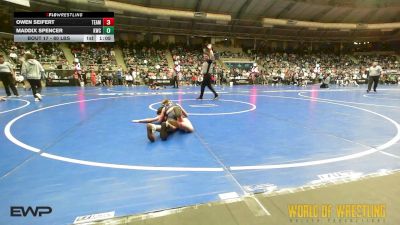 80 lbs Round Of 64 - Owen Seifert, Team Barracuda vs Maddix Spencer, Keystone Wrestling Club
