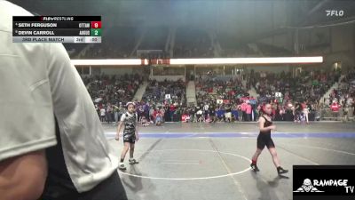 70 lbs Champ. Round 1 - Addison Ross, Red Devil vs Braelyn Hicks, Renegades Wrestling Club