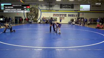 120 lbs Semifinal - Eli Edfors, Central DeWitt vs Ramiro Saquic Xirum, South Tama County
