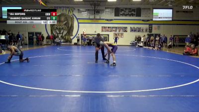 120 lbs Semifinal - Eli Edfors, Central DeWitt vs Ramiro Saquic Xirum, South Tama County