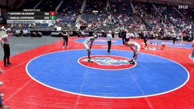 165-6A 1st Place Match - Jamaal Coppedge, Camden County vs Antoine Glasgow, Parkview