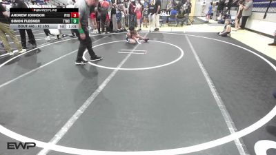 67 lbs Rr Rnd 4 - Andrew Johnson, Pitbull Wrestling Academy vs Simon Flesner, Team Tulsa Wrestling Club