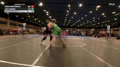 285 lbs C Of 16 #2 - Gabe Christenson, Northwestern vs Jack Forbes, Utah Valley