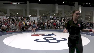 Senior Women Freestyle FS - 65 lbs Quarters - Gabriella Perez, Florida vs Aine Drury, NYAC