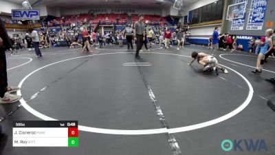 58 lbs Final - Jax Cisneroz, Powerhouse Wrestling Club vs Maxwell Roy, Standfast